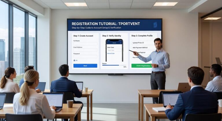 registration tutorial tportvent